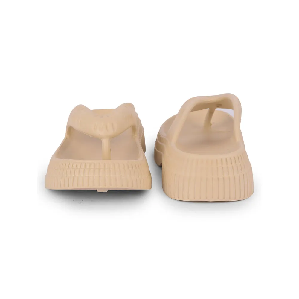 A-HA Casual Beige Flip Flop For Women ZQ-SH-011 By Liberty