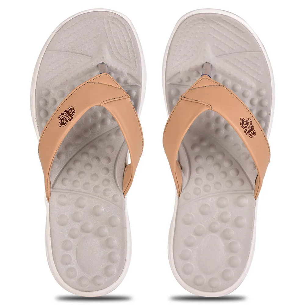 A-HA Casual Beige Slipper For Women IMPACT-W2 By Liberty