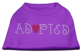 Adopted Rhinestone Shirt Purple M (12)