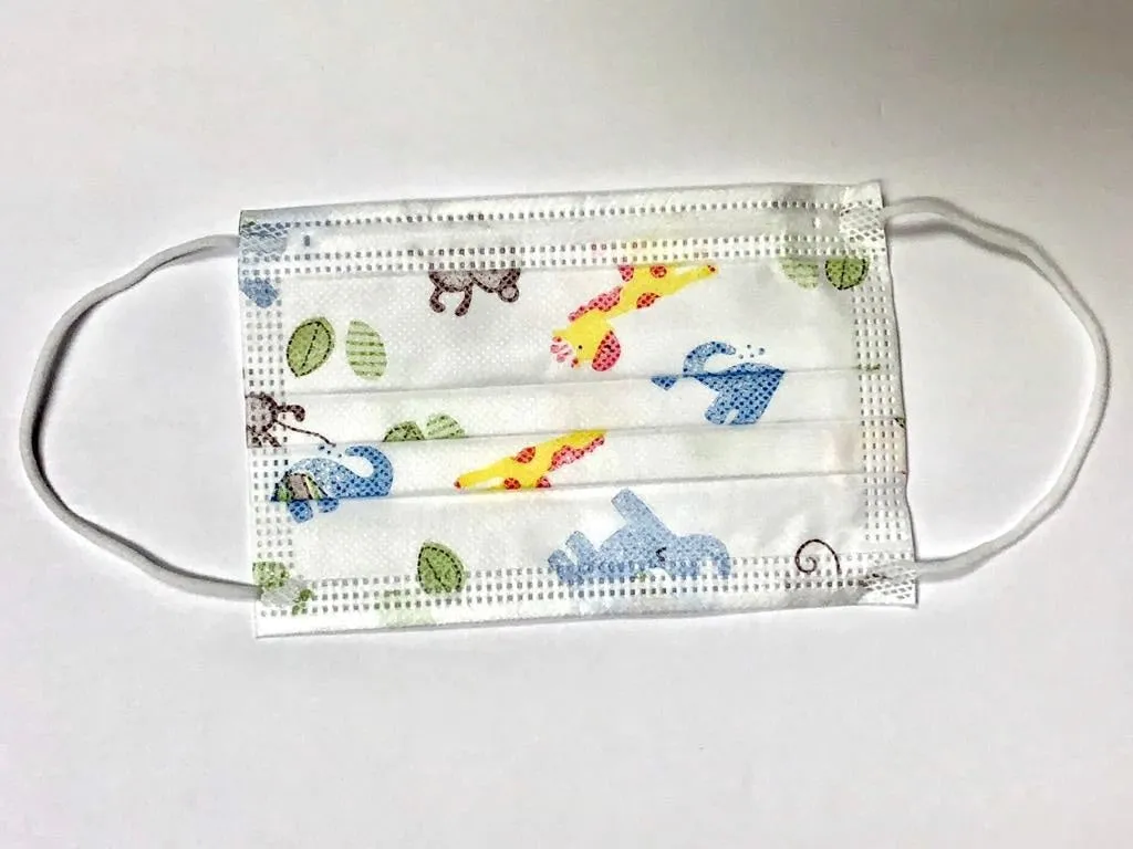 Assorted Pattern Disposable Mask - Pediatric (50piece/box) (4-12 Yrs)
