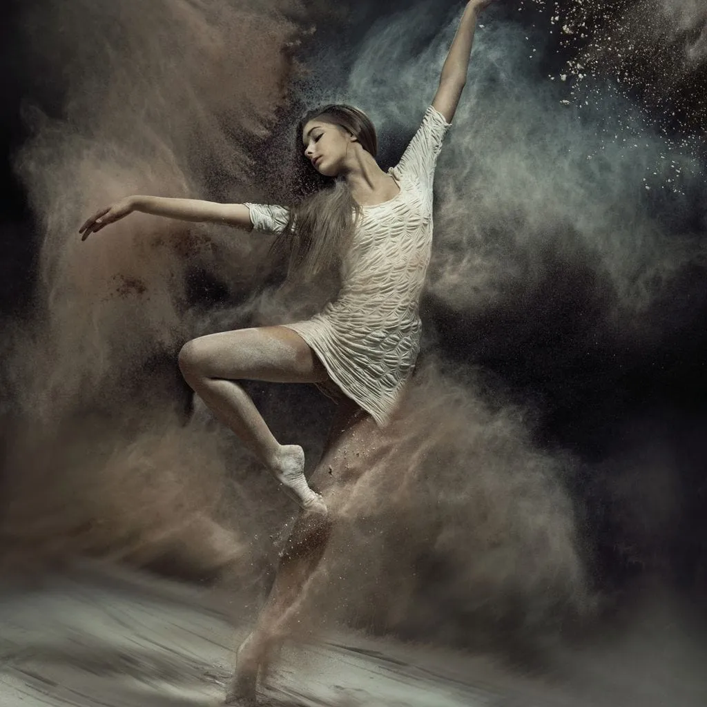 Ballet Dancer in the Desert