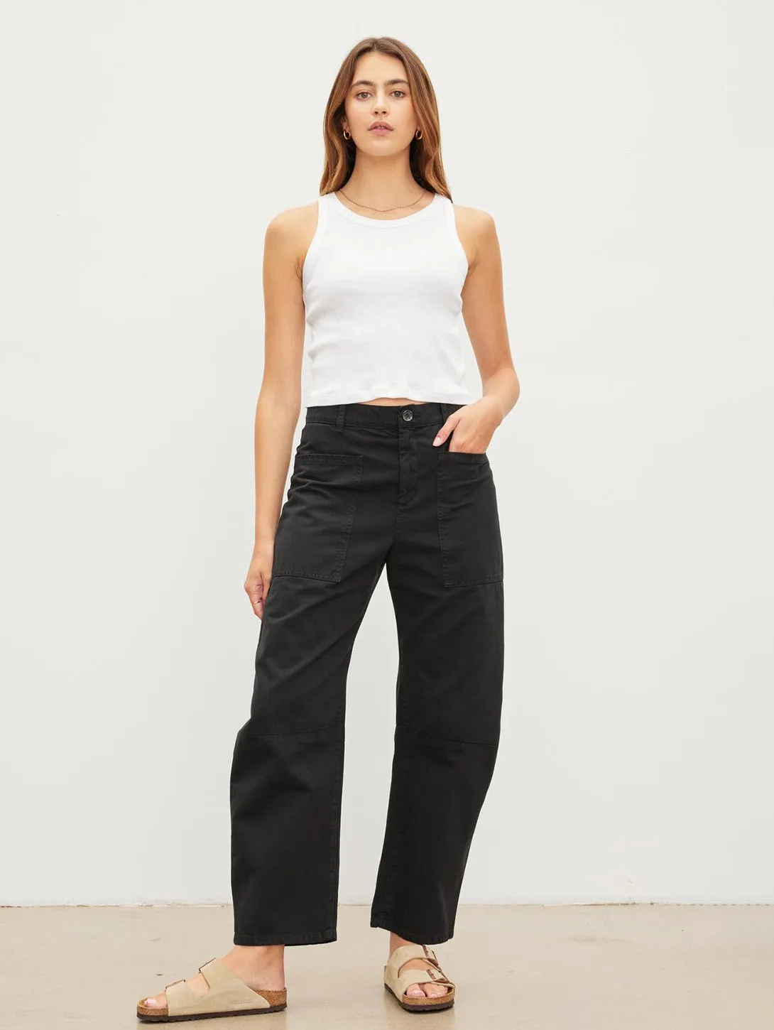 Brylie Twill Pant - Black