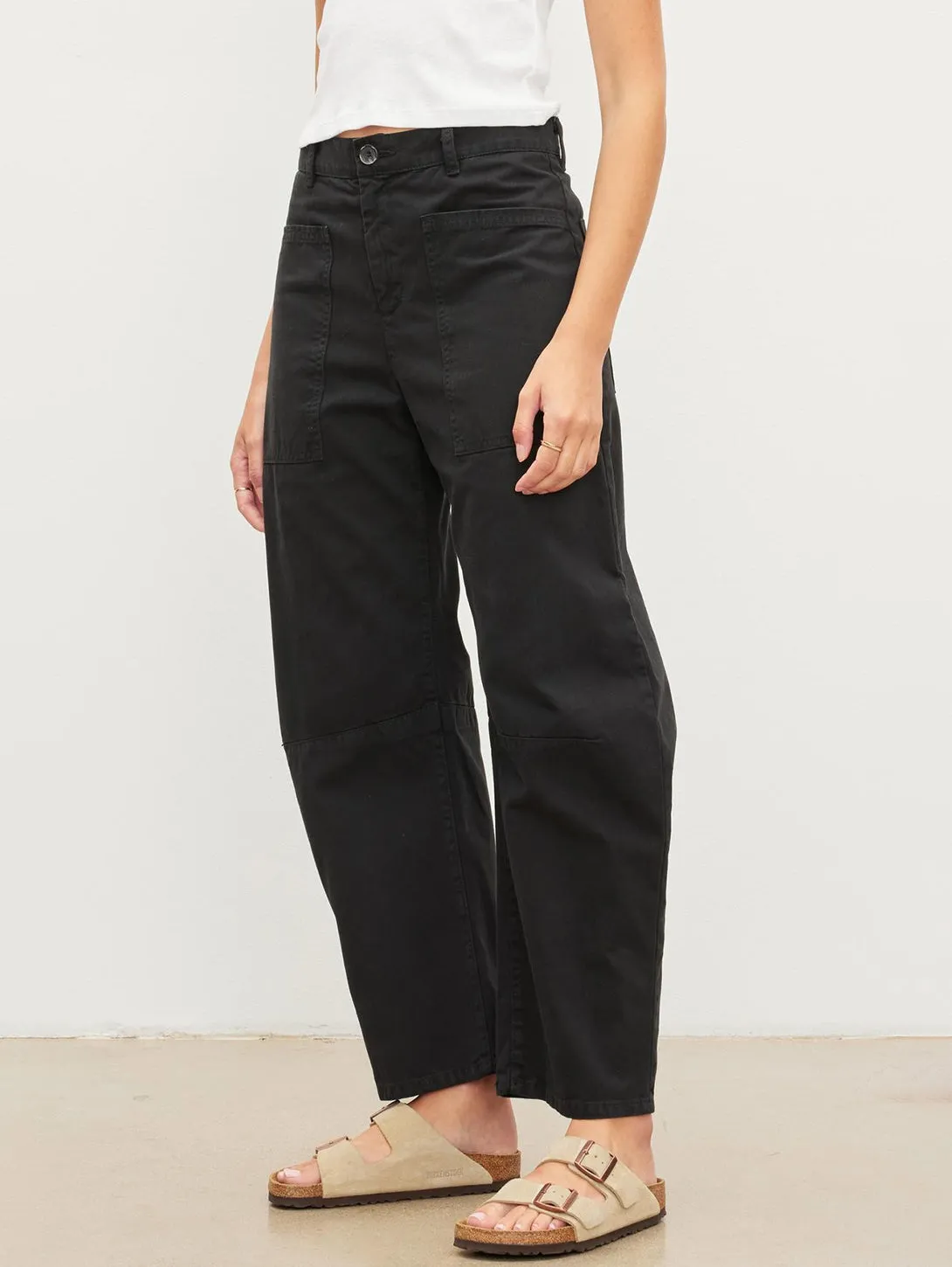 Brylie Twill Pant - Black