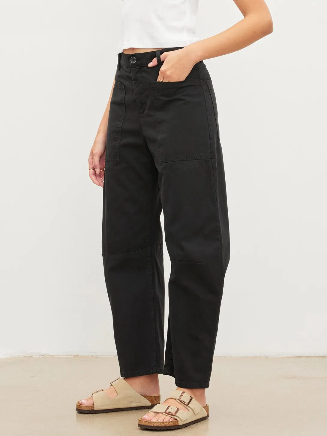 Brylie Twill Pant - Black