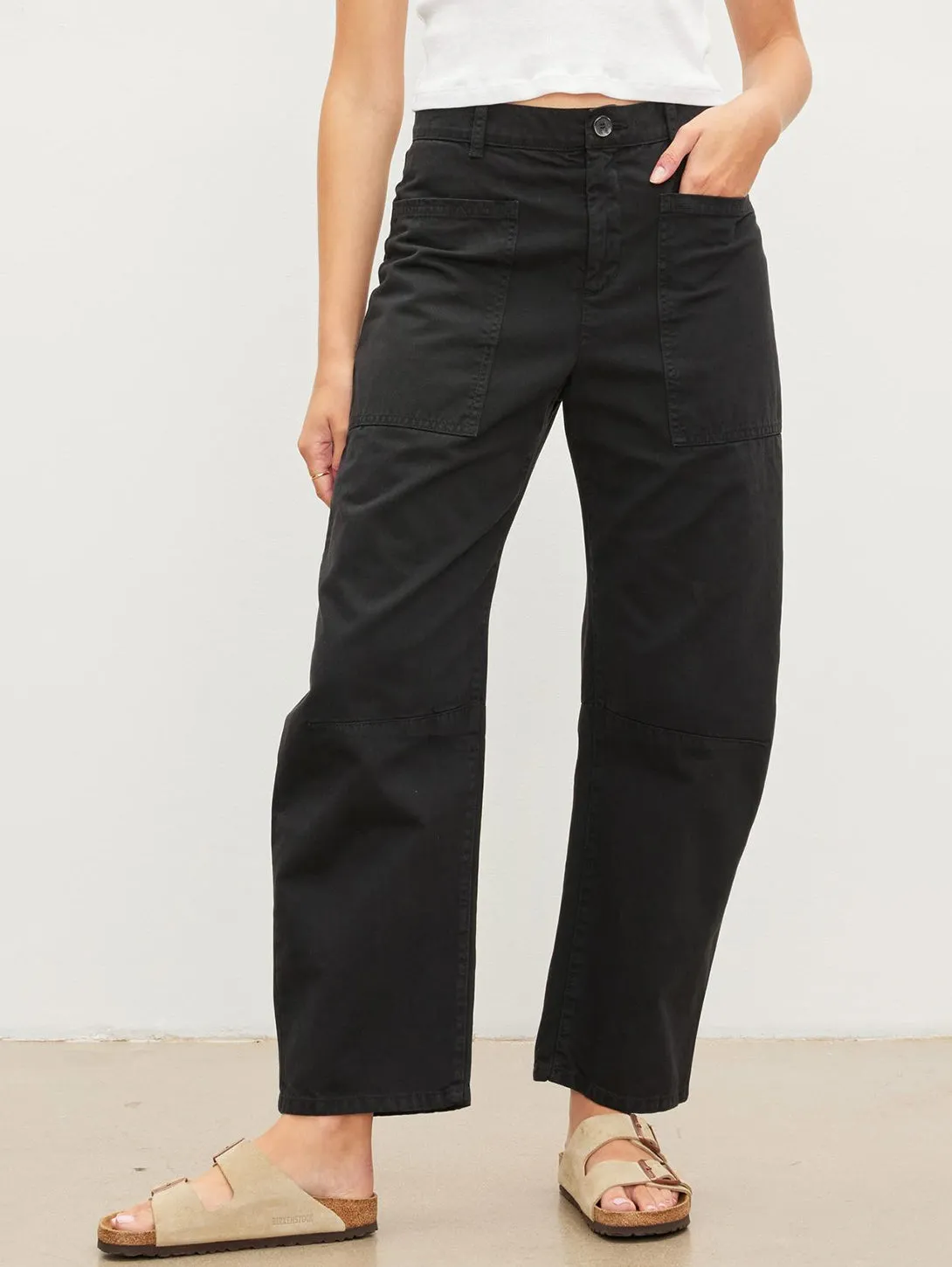Brylie Twill Pant - Black