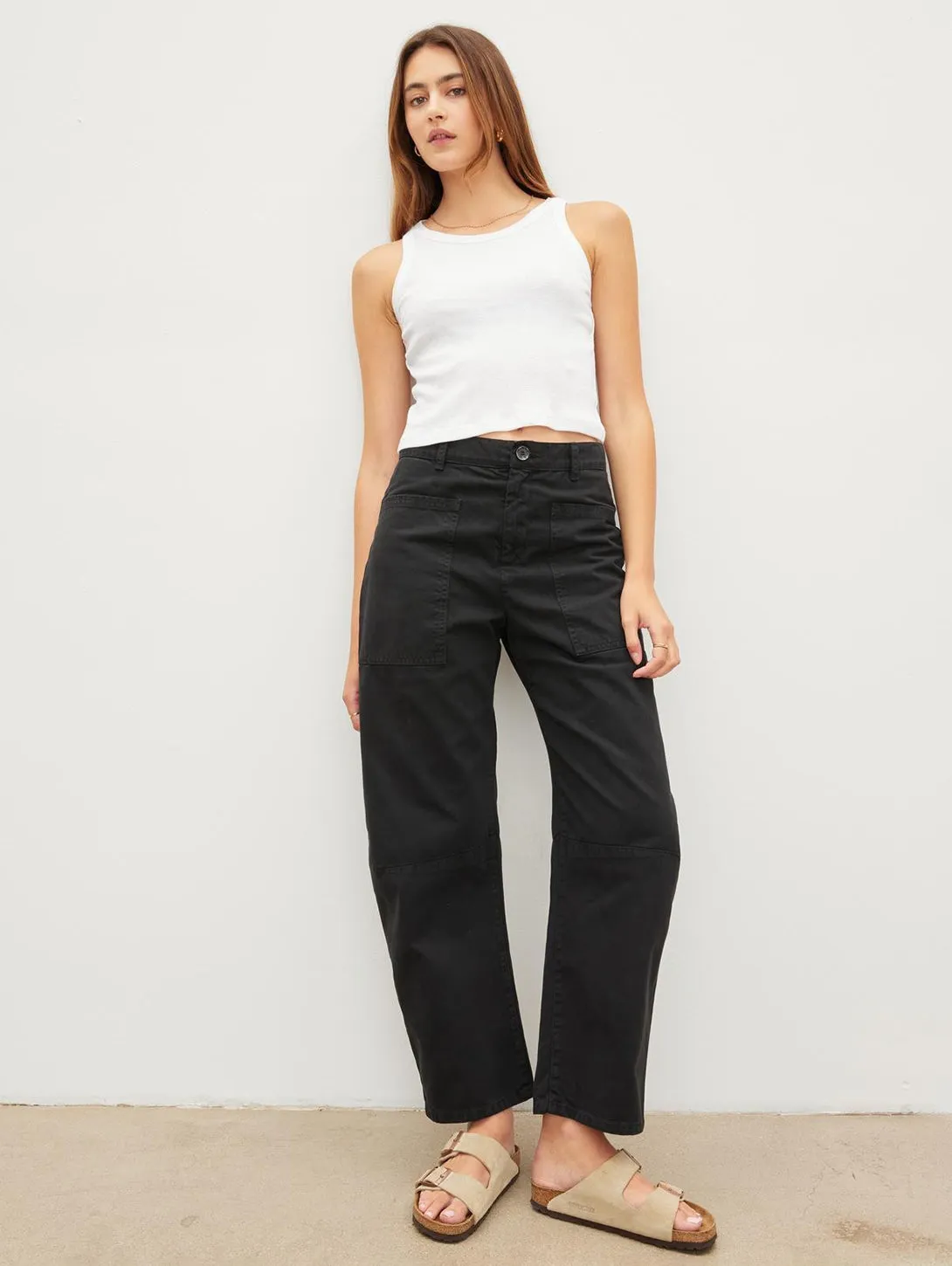 Brylie Twill Pant - Black