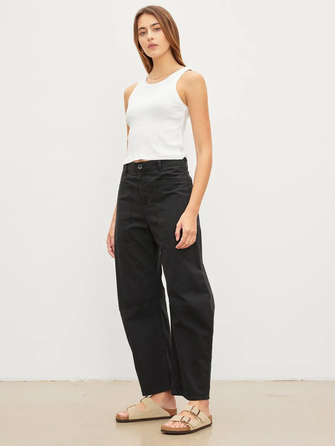 Brylie Twill Pant - Black