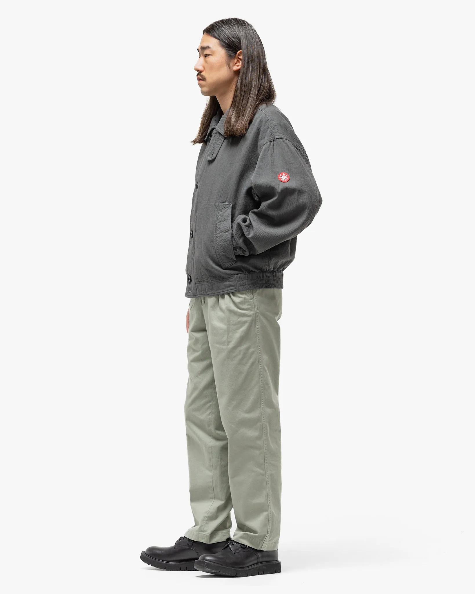 Casual Two Tuck Pants Grey