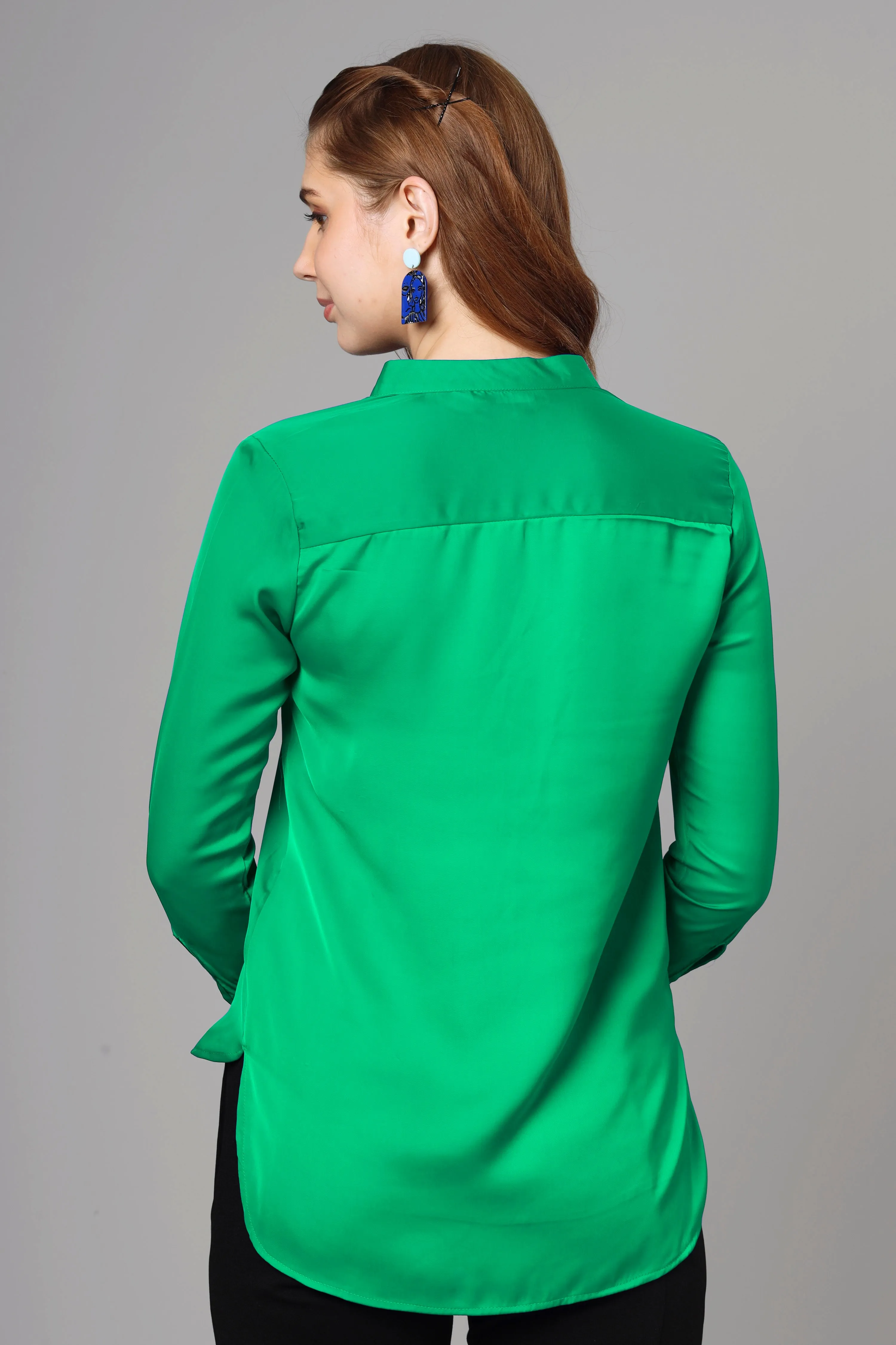 Classic Green Top For Women