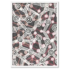 Connected Journey I - Art Print by Leah Cummins
