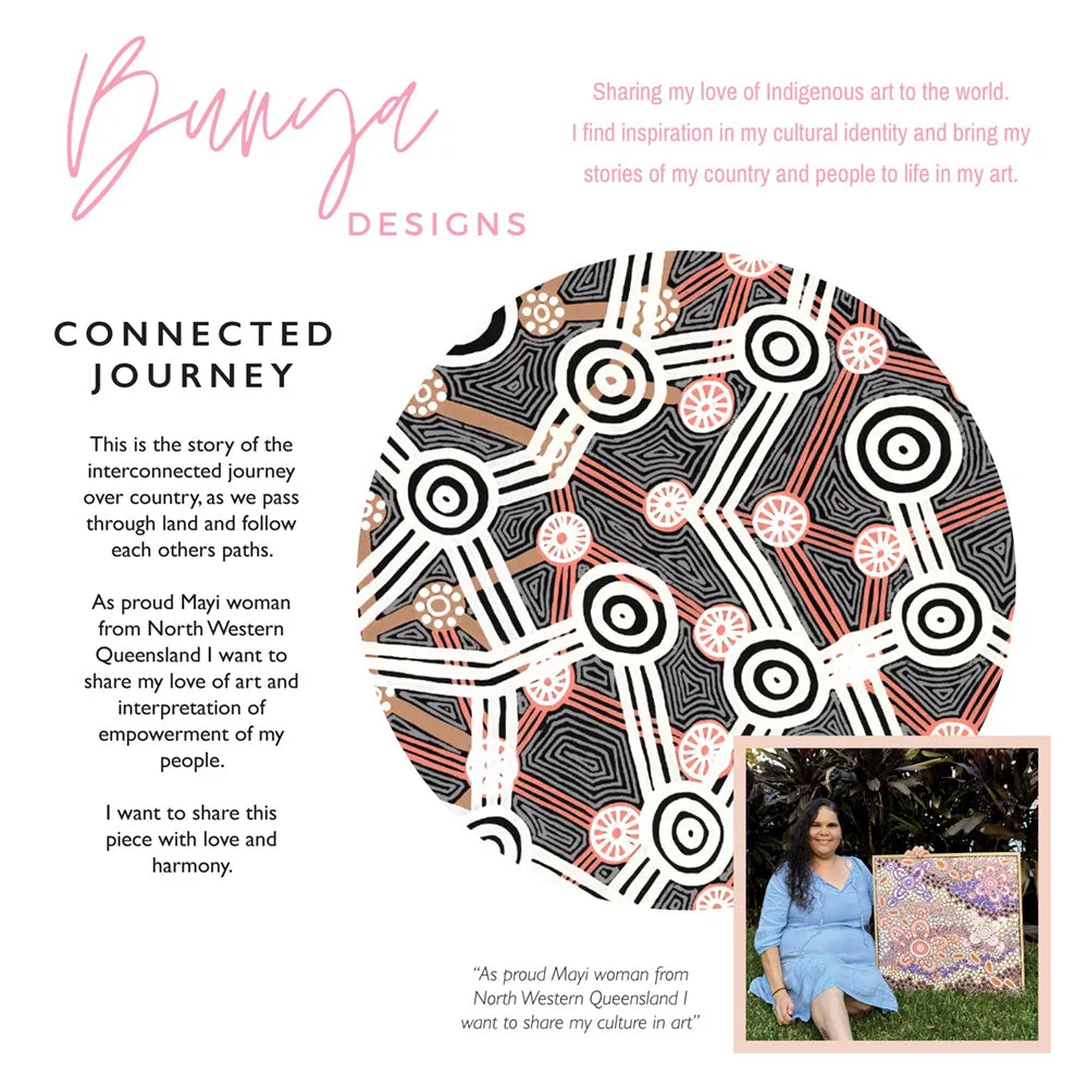 Connected Journey I - Art Print by Leah Cummins
