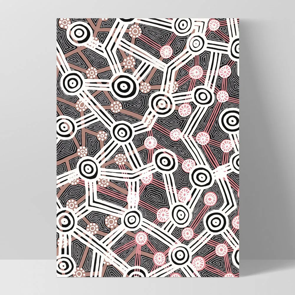 Connected Journey I - Art Print by Leah Cummins