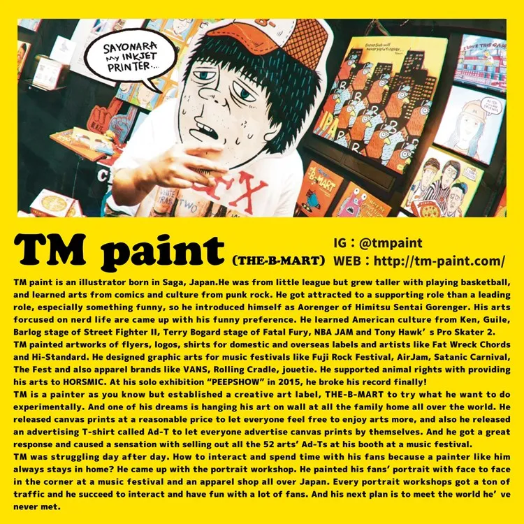 Cookman T-shirts - TM Paint Abbot Kinney : Black