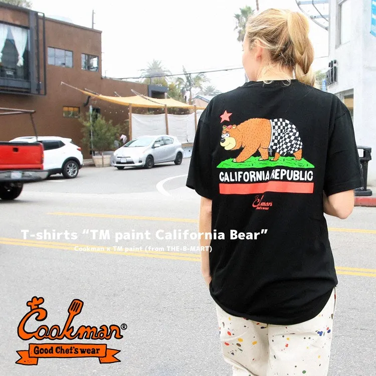 Cookman T-shirts - TM Paint California Bear : Black