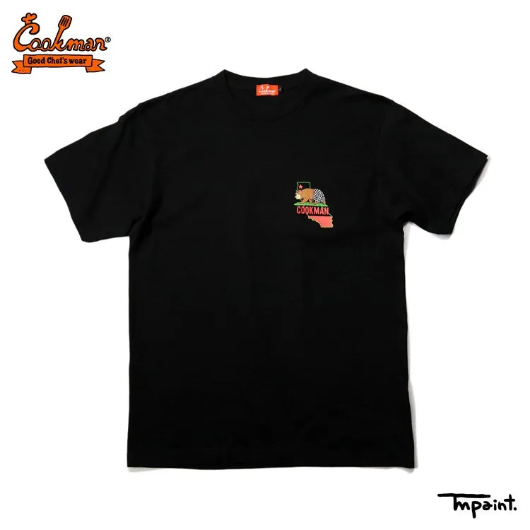 Cookman T-shirts - TM Paint California Bear : Black