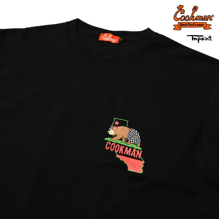 Cookman T-shirts - TM Paint California Bear : Black