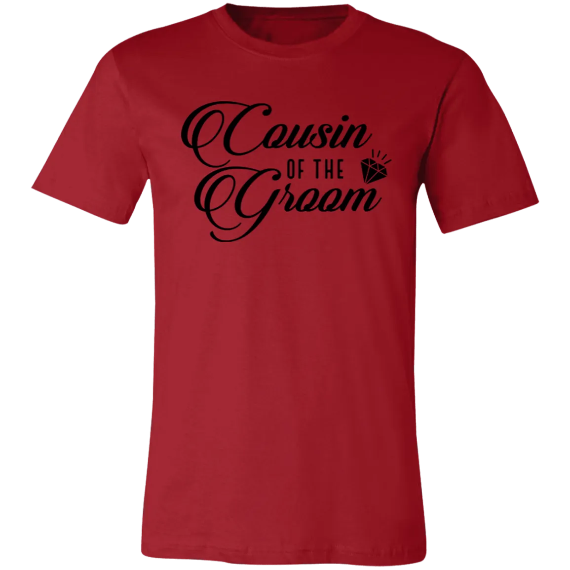COUSIN OF GROOM Unisex Jersey Short-Sleeve T-Shirt
