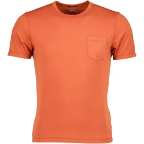 C.P. Logo Print Pocket T-Shirt