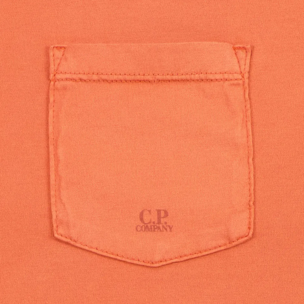 C.P. Logo Print Pocket T-Shirt