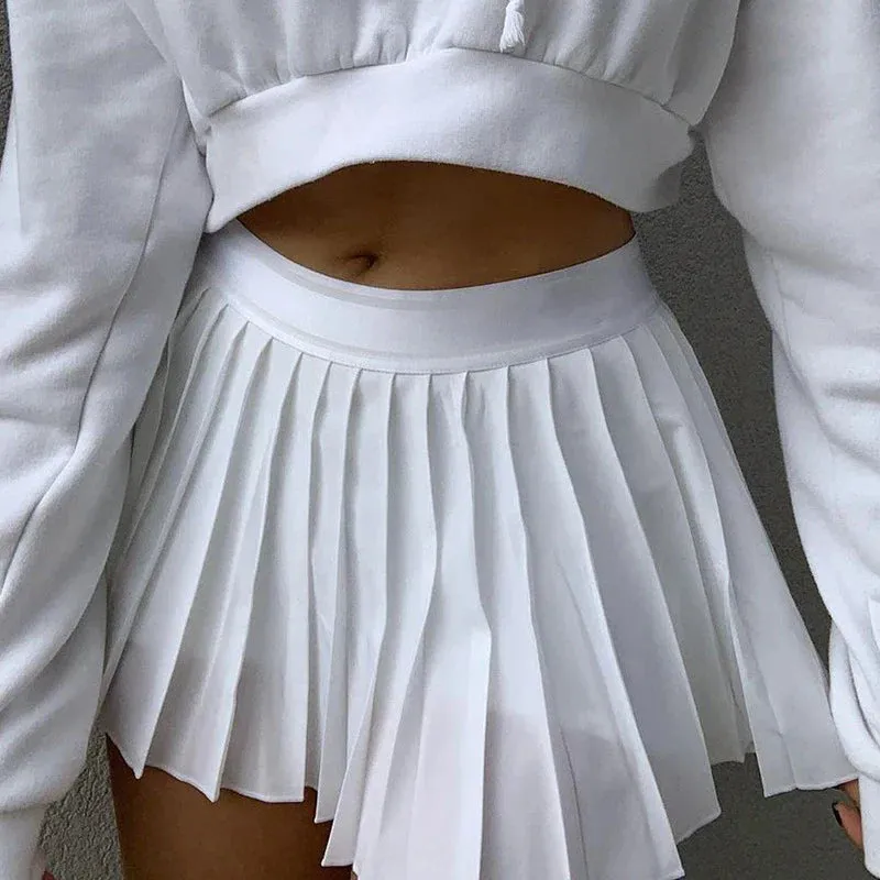 Embroidery Summer Tennis Mini Skirt