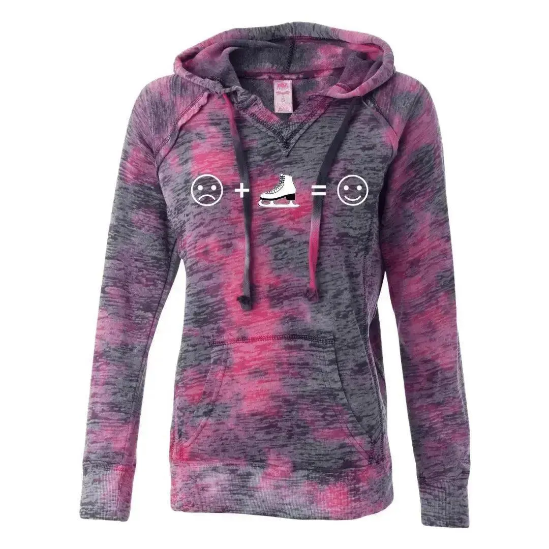 Emoji Burnout Hooded Sweatshirt
