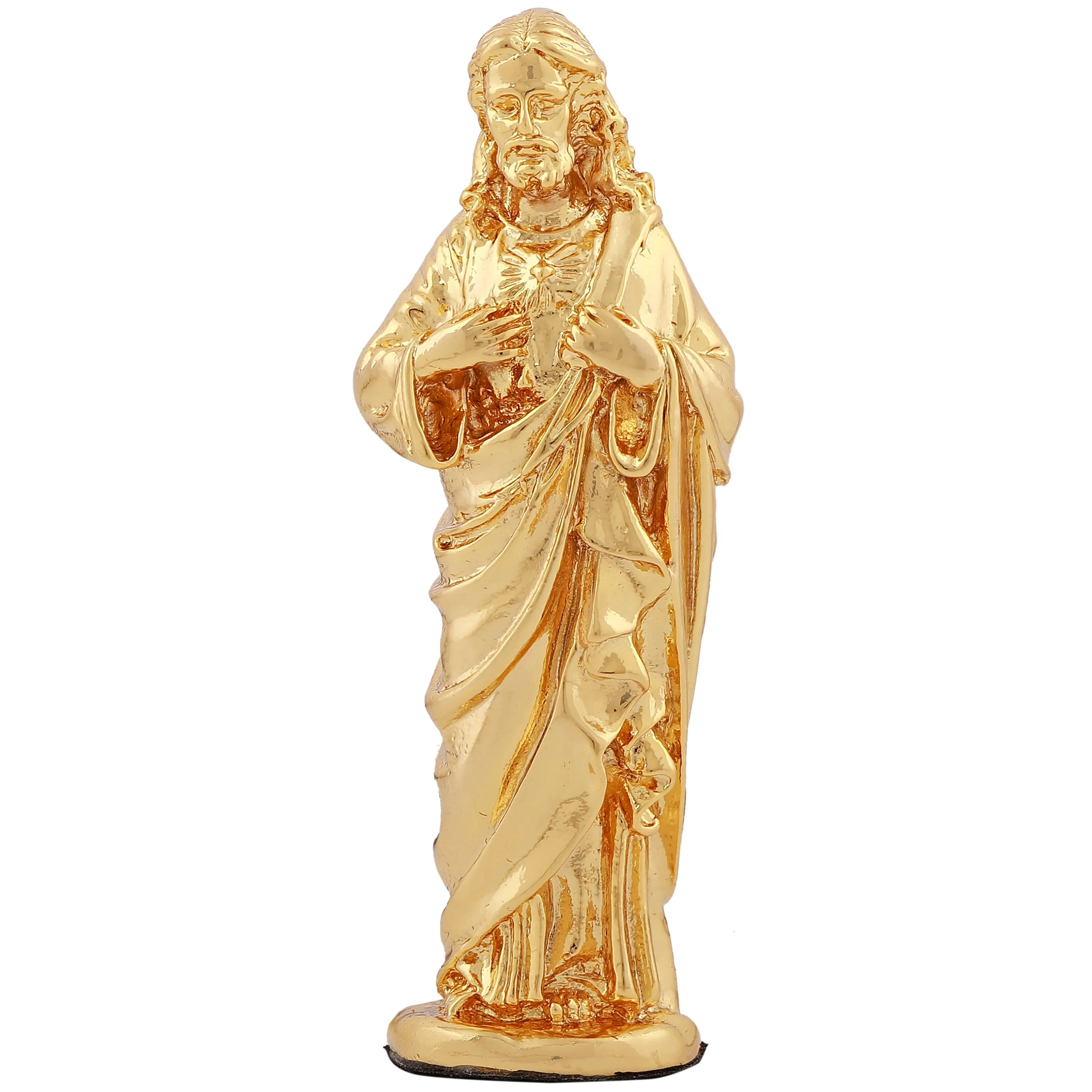 Estele Gold Plated Almighty Jesus Christ Idol showpiece for Gifting/Home Decoration.