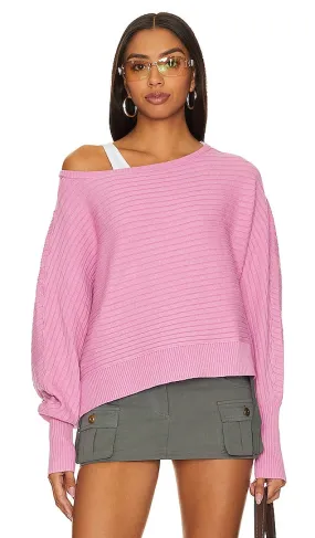 Free People Sublime Pullover in Pink