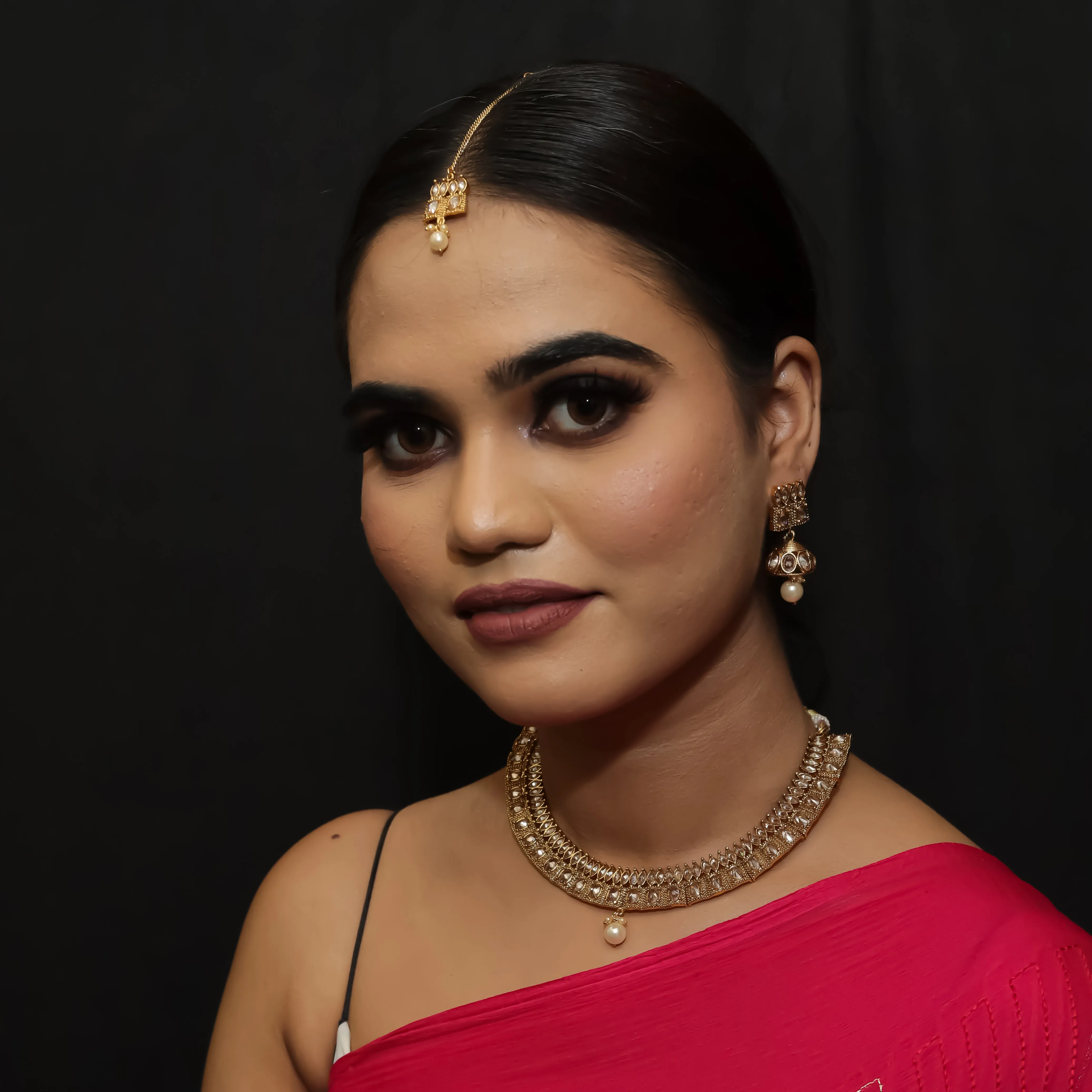 Gold Look Necklace Set 9474-4315