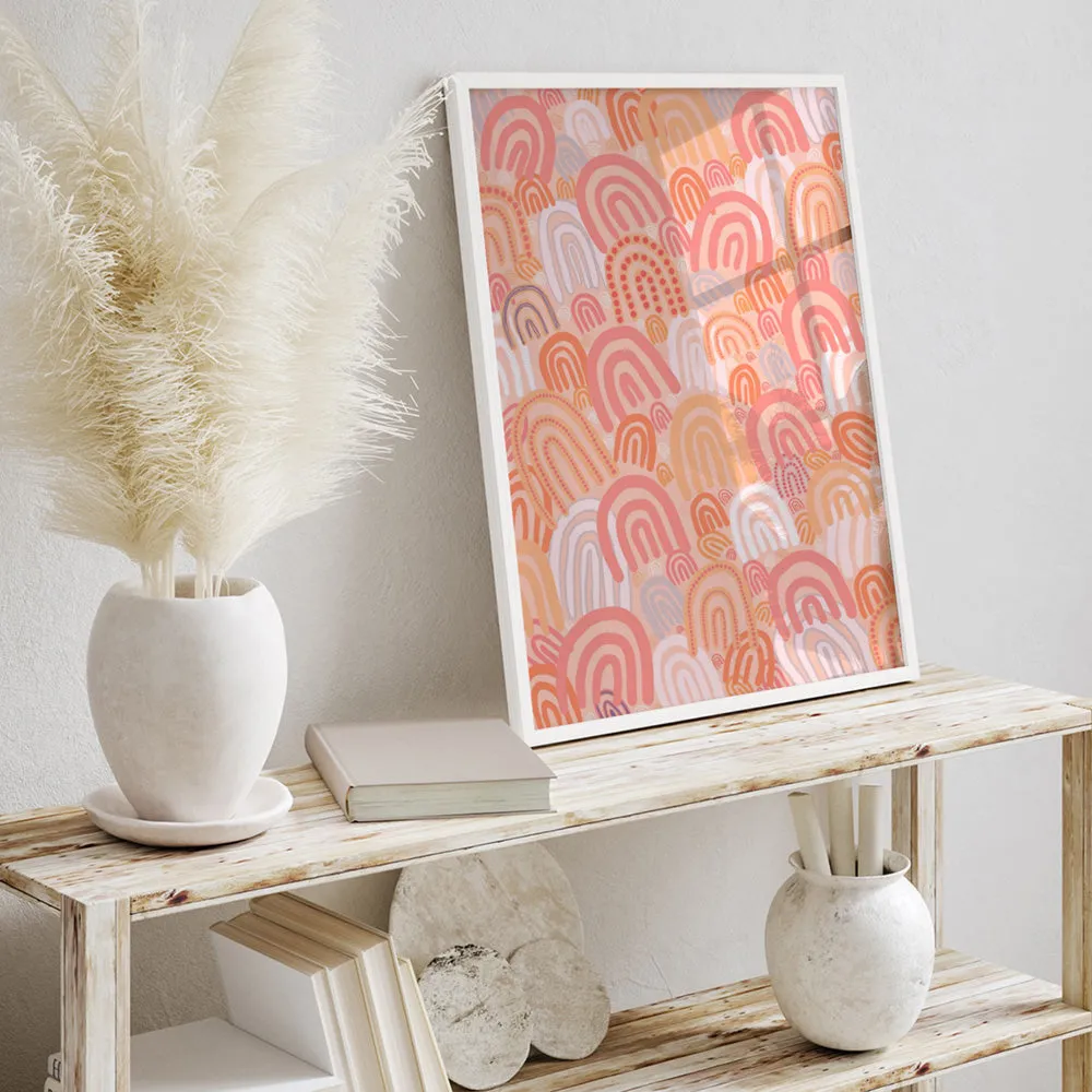 I am Female | Orange - Art Print by Leah Cummins