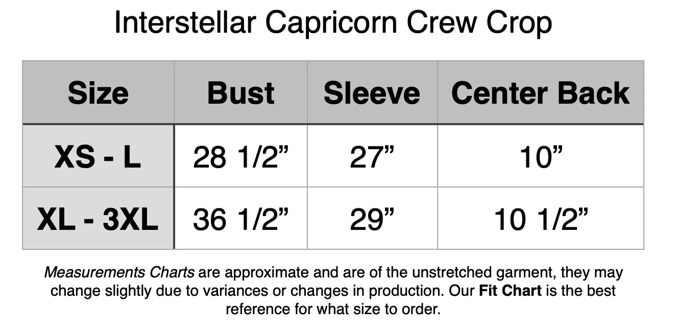 Interstellar Capricorn Crew Crop - Generational Gold