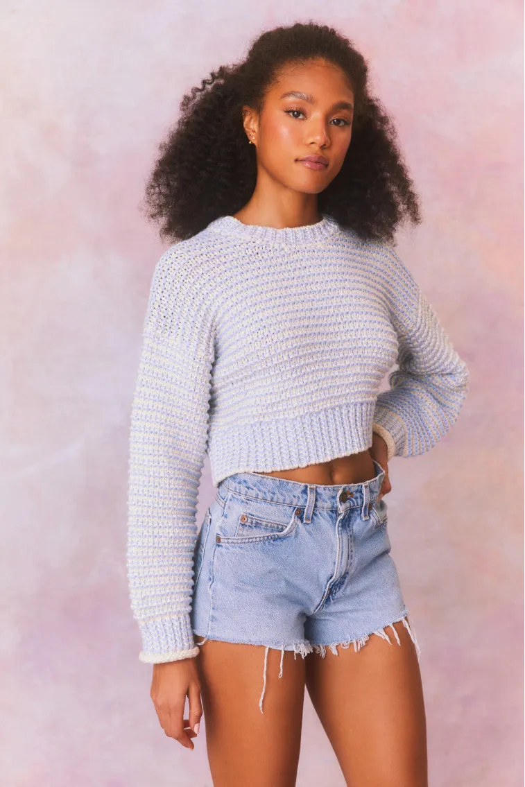 Koa Cotton Stripe Pullover Sweater
