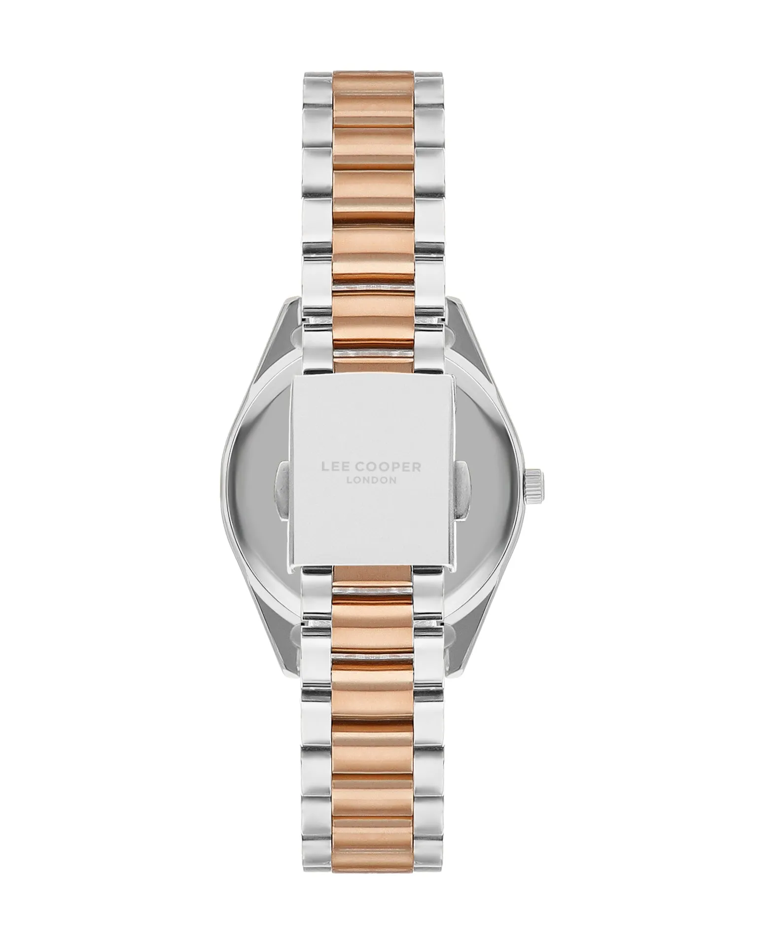 Lee Cooper LC07827.560 Women's Super Metal Silver/Rose Gold Watch