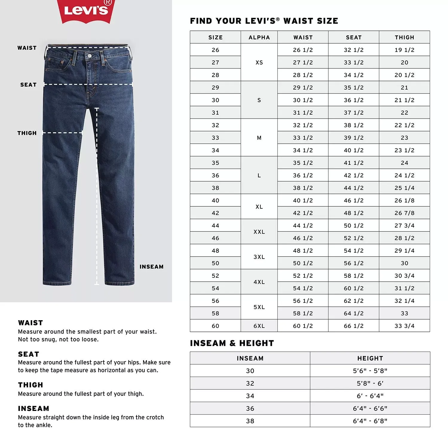 Levi's 505 Men's Regular Fit Jeans