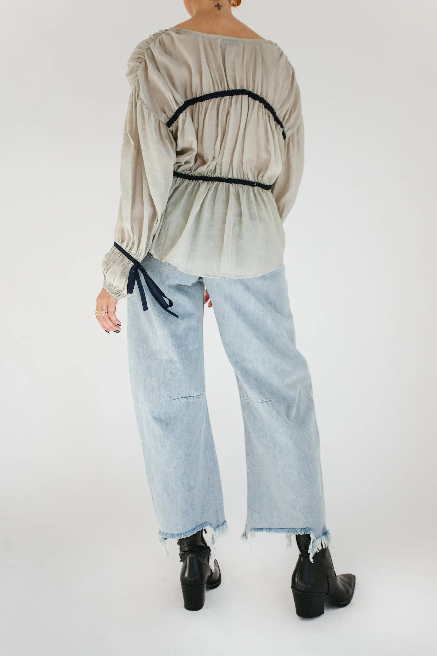 Libby Horseshoe Jean - Denim