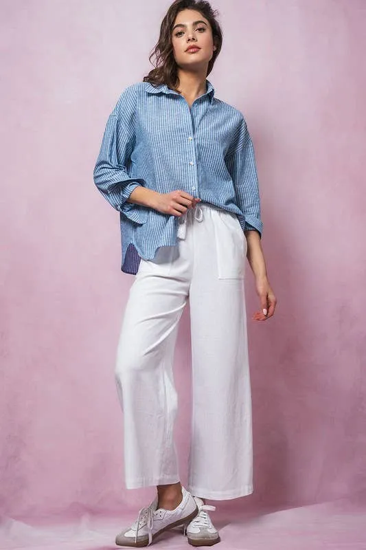 Life Linen Tassel Pants
