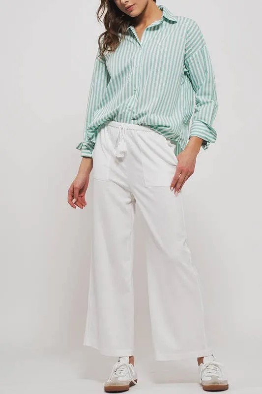 Life Linen Tassel Pants