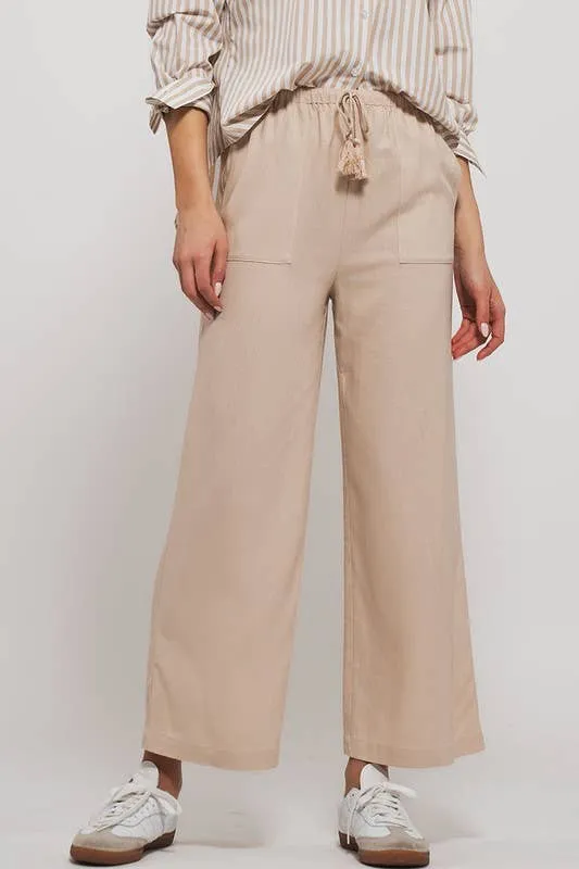 Life Linen Tassel Pants