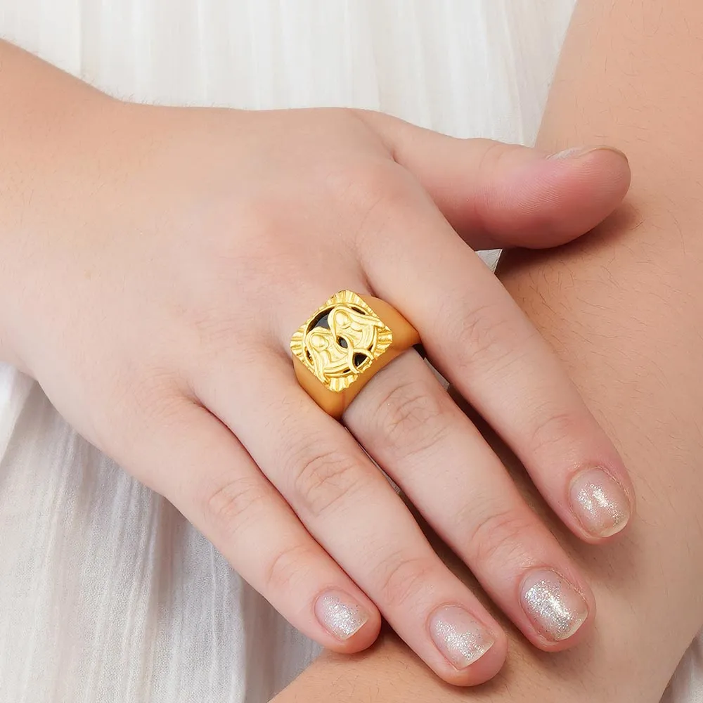 Linked Zodiac Rings for Women