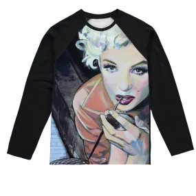 Marilyn Baseball Long Sleeve T-Shirt