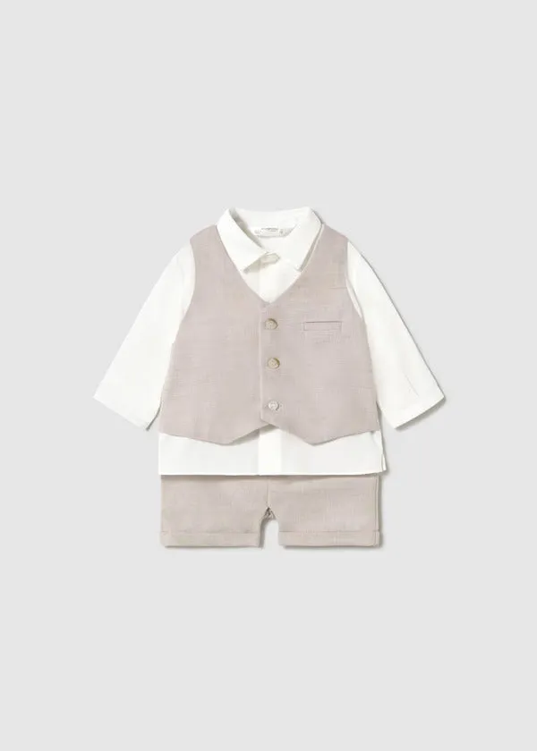 Mayoral Baby Boy 3 Piece Short Set   1212-59   Duna