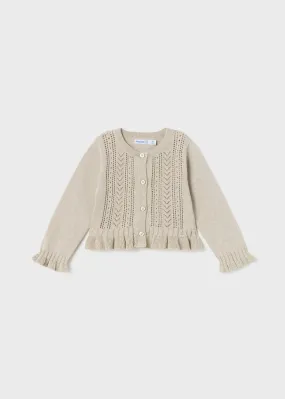 Mayoral Baby Girl Knit Cardigan  1366-55 Raiz *