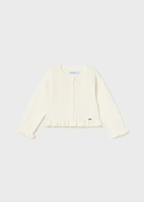Mayoral Baby Girl Knit Cardigan  1366-59  Crudo *
