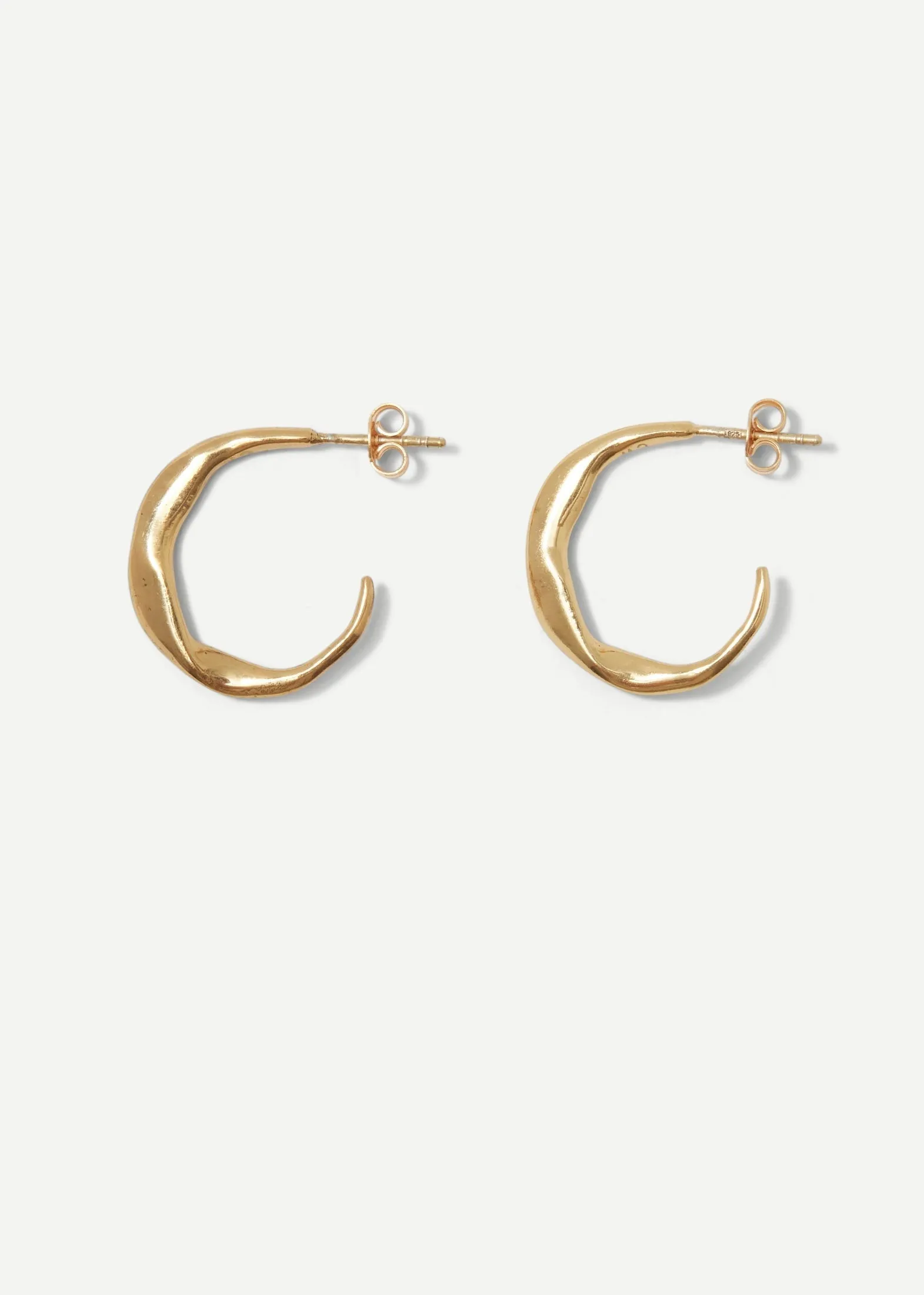 Molded Organic Hoop Earring Maxi