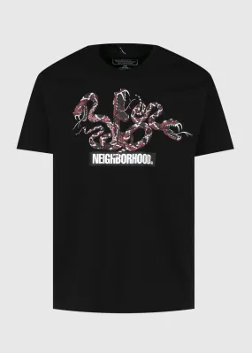 NEIGHBORHOOD: RATTLESNAKE TEE [BLACK]