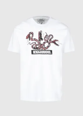 NEIGHBORHOOD: RATTLESNAKE TEE [WHITE]