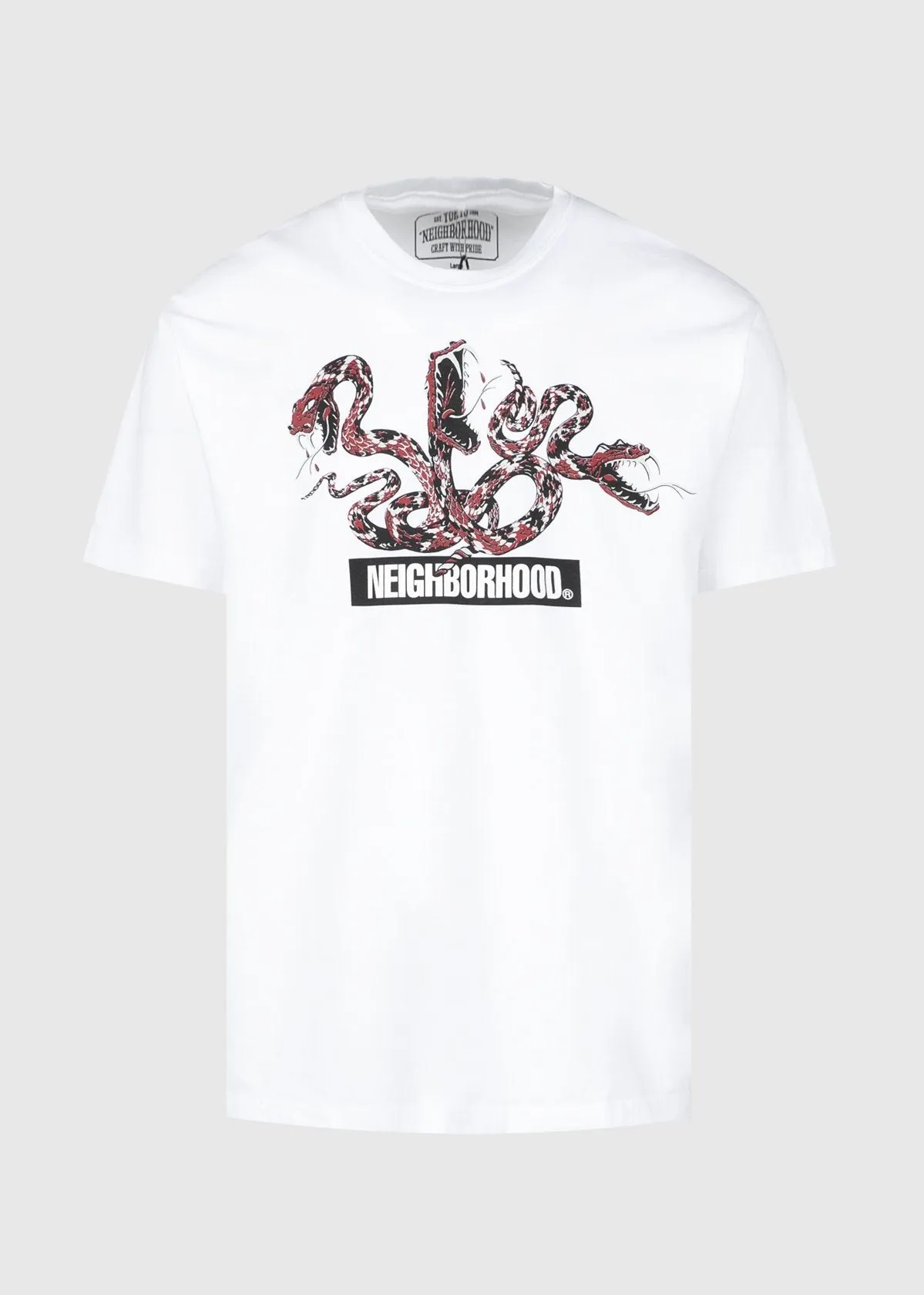 NEIGHBORHOOD: RATTLESNAKE TEE [WHITE]