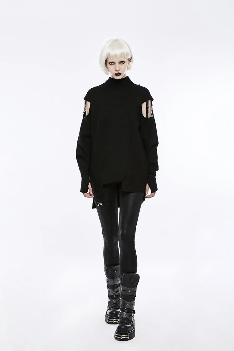 OPY-243 Fashion Segmented Sleeve Hoodies Punk Jacket