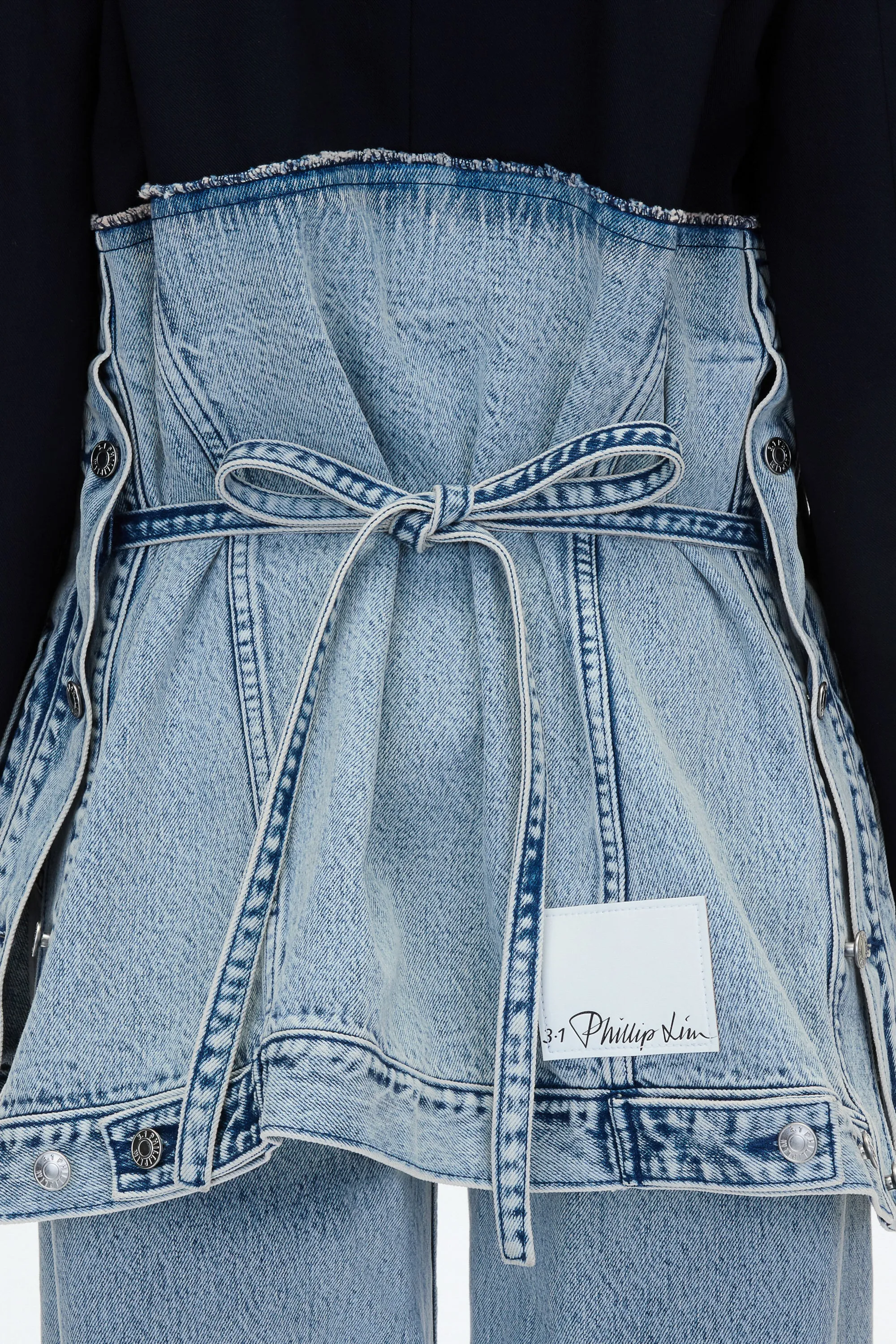 Oversized Hybrid Denim Blazer