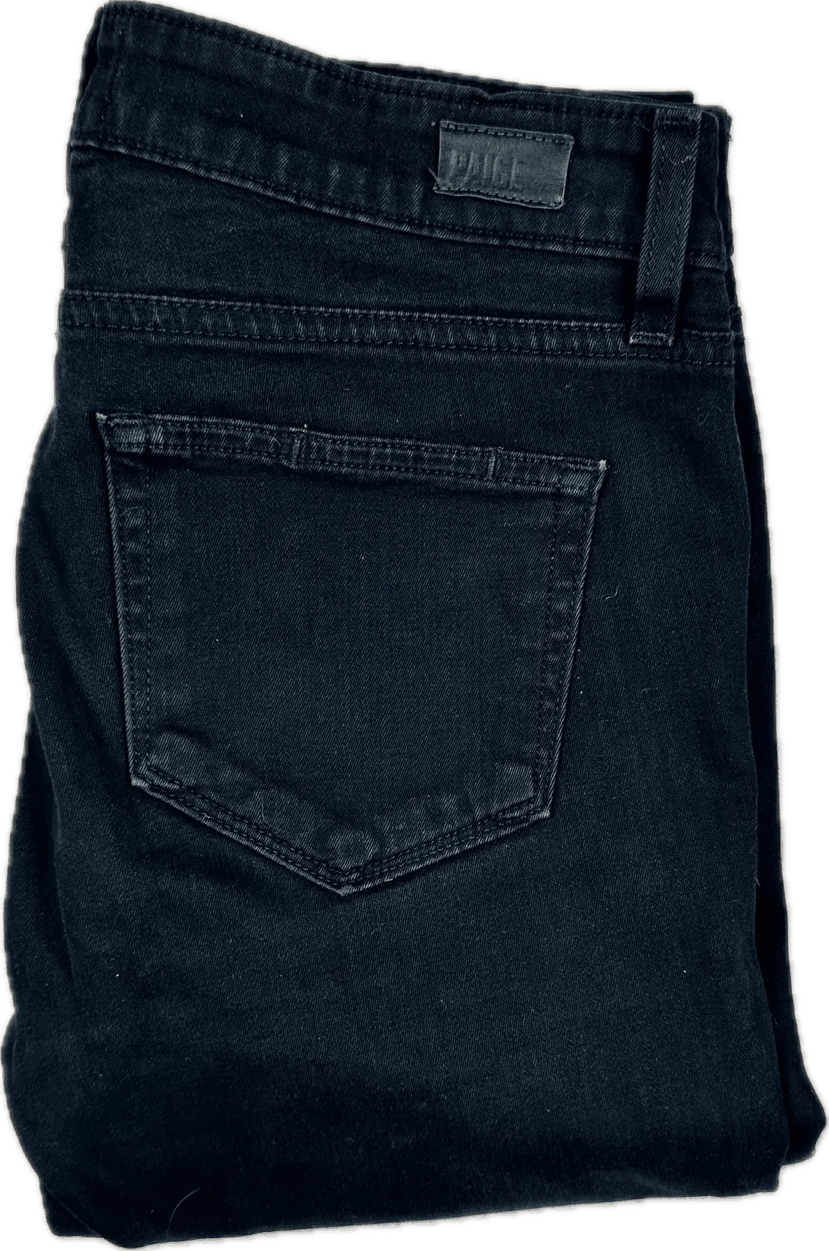 Paige Denim 'Verdugo Ultra Skinny' Black Jeans- Size 29