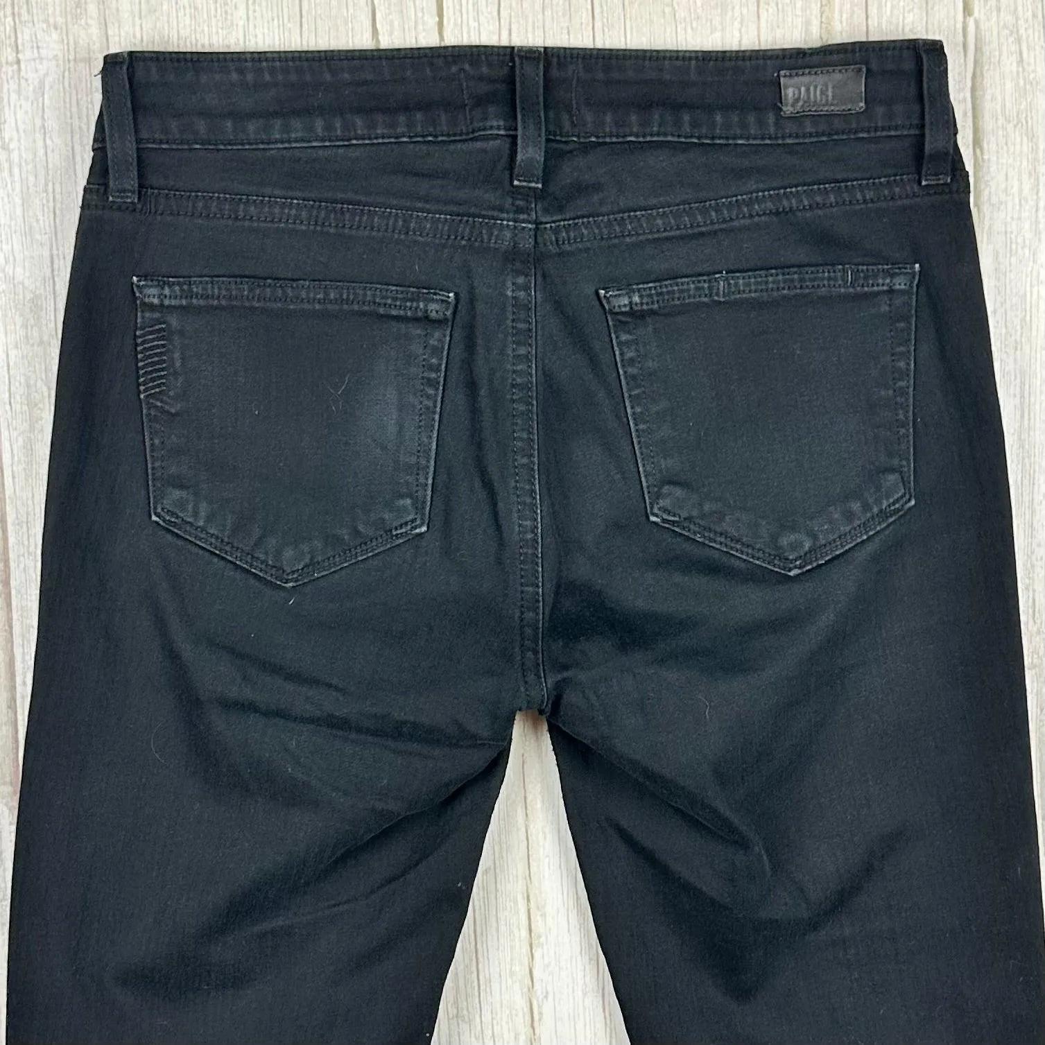 Paige Denim 'Verdugo Ultra Skinny' Black Jeans- Size 29